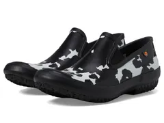 ボグス レディース シューズ ブーツ・レインブーツ Bogs Patch SlipOn Cow BlackWhite ホワイトのサムネイル