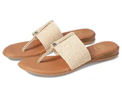 アンドレア アース レディース シューズ サンダル Andre Assous Nice Woven Featherweight Flat Naturalのサムネイル