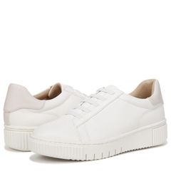내츄라이저 레이디스 슈즈 스니커 Naturalizer Tia StepIn White Faux Leat 화이트