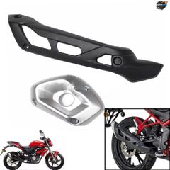 オートバイ用断熱装飾カバー排気管トリムカバー（ベネリ BN125 BN 125 BJ150-29 BJ150S TNT150 用）