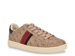 게스 맨즈 슈즈 스니커 Guess Lawrenzz Sneaker Light Brown 브라운