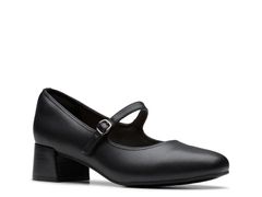 클라크스 레이디스 슈즈 펌프스 Clarks Iridessa Rae Mary Jane Pump Black Leather 블랙