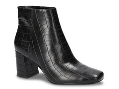 벨라비타 여성 신발 부츠 레인 부츠 Bella Vita Wilma Bootie Black Croc Print 블랙
