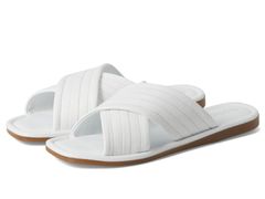 세이셸 여성 슈즈 샌들 가죽 Seychelles Courage Leather Slide Sandal White 화이트