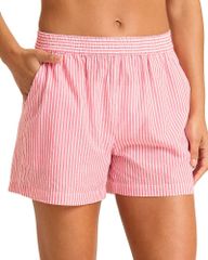 토미 바하마 레이디스 하의 바지 반바지 반바지 Tommy Bahama Coastline Striped Cover Up Shorts Citrus Coral 코