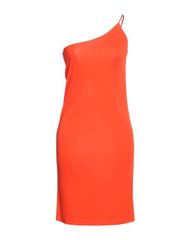 디스퀘어드 레이디스 탑스 원피스 DSQUARED2 원숄더 드레스 Orange 오렌지