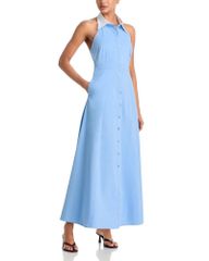 라장스 레이디스 탑스 원피스 맥시 홀터 LAGENCE Maurie Halter Maxi Dress Vista Blue 블루