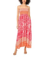 빈스카무토 레이디스 탑스 원피스 셔링 맥시 VINCE CAMUTO Smocked Bodice Maxi Dress Tangerine 탄젤린