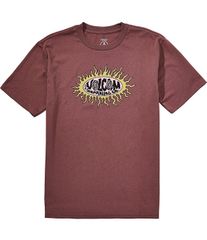 볼콤 맨즈 탑스 셔츠 Volcom Live Wire Short Sleeve TShirt Pistol Pun