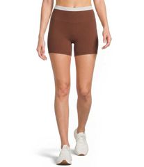 지비 레이디스 하의 바지 반바지 반바지 반바지 GB Double Layer Biker Shorts Cinnamon