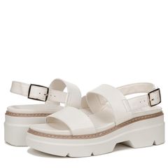내츄라이저 레이디스 슈즈 힐 Naturalizer DarrySling Warm White Leather 화이트