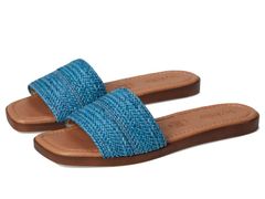세이셸 여성 슈즈 샌들 Seychelles Palms Perfection Blue Polyurethane 블루