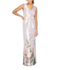 케이 앤저 여성 탑스 원피스 Kay Unger Wendy Gown Lilac Mist Multi 라일락