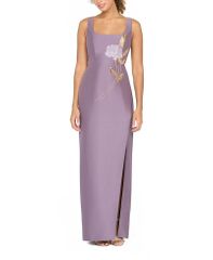 케이 앤저 레이디스 탑스 원피스 Kay Unger Paloma Embellished Column Gown Heather 헤더