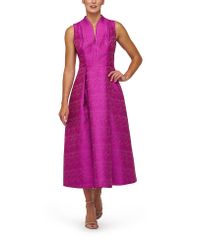 케이 앤저 여성 탑스 원피스 Kay Unger Allegra Tea Length Dress Cerise