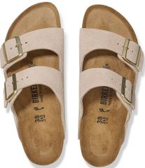 빌켄슈톡 여성 신발 펌프스 샌들 스웨이드 Birkenstock Womens Arizona Suede Banded Slide Sandalsandcastle
