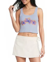 ビラボン レディース トップス シャツ クロップド Billabong Paradise Trio Cropped Tank Top Twilight Blue ブルーのサムネイル