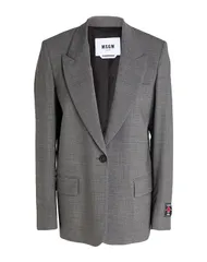 エムエスジイエム レディース アウター ジャケット・ブルゾン テーラードジャケット MSGM Gray グレーのサムネイル