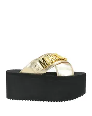 モスキーノ レディース シューズ サンダル MOSCHINO Gold ゴールドのサムネイル