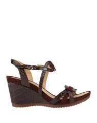 ジェオックス レディース シューズ サンダル GEOX Dark Brown ブラウンのサムネイル