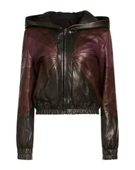 リックオウエンス レディース アウター ジャケット・ブルゾン RICK OWENS Dark Purple パープルのサムネイル