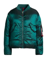 アルファインダストリーズ レディース アウター ジャケット・ブルゾン パファージャケット ALPHA INDUSTRIES Deep Teal ティールのサムネイル