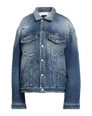 ディースクエアード レディース アウター ジャケット・ブルゾン デニムブルゾン DSQUARED2 Blue ブルーのサムネイル