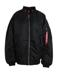 アルファインダストリーズ レディース アウター ジャケット・ブルゾン ALPHA INDUSTRIES Black ブラックのサムネイル
