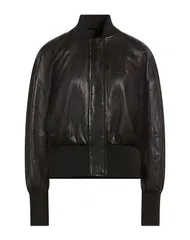 パトリツィア ペペ レディース アウター ジャケット・ブルゾン ボンバージャケット PATRIZIA PEPE Black ブラックのサムネイル