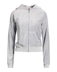 ジューシークチュール レディース アウター パーカー・スウェット JUICY COUTURE Gray グレーのサムネイル