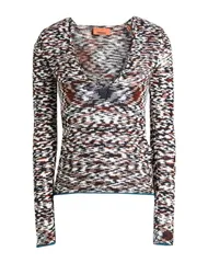 ミッソーニ レディース トップス シャツ プルオーバー MISSONI Dark Brown ブラウンのサムネイル