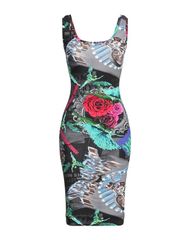 新品❤️Roberto Cavalli❤️緑 ノースリーブワンピース ゼブラ柄 
