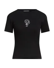 カール ラガーフェルド レディース トップス Tシャツ KARLAGERFELD Black ブラックのサムネイル