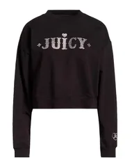 ジューシークチュール レディース アウター パーカー・スウェット JUICY COUTURE Black ブラックのサムネイル