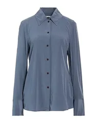 ヴィクトリア ベッカム レディース トップス シャツ VICTORIA BECKHAM Blue Gray グレーのサムネイル