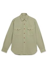 ZEGNA Oasi Cashmere オーバーシャツ カシミヤ ブルー M - メルカリ
