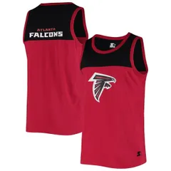 スターター メンズ トップス シャツ ダウン Menstarte redBlack Atlanta Falcons Team Touchdown Fashion Tank Top Red レッドのサムネイル