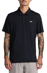 ルーカ メンズ トップス ポロシャツ RVCA Sport Vent Polo Black ブラックのサムネイル