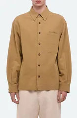 ヘルムート ラング メンズ アウター ジャケット・ブルゾン シャツ コットン リネン Helmut Lang Sailor Cotton Linen ButtonUp Overshirtrenchのサムネイル