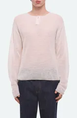 ヘルムート ラング メンズ トップス シャツ セーター Helmut Lang Texture Henley Sweater White ホワイトのサムネイル