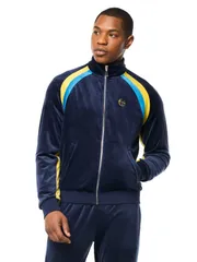 セルジオタッキーニ メンズ アウター ジャケット・ブルゾン Sergio Tacchini Banda Velour Track Jacket Maritime Blue ブルーのサムネイル