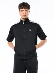 セルジオタッキーニ メンズ アウター ジャケット・ブルゾン Sergio Tacchini Viscotti Short Sleeve Track Jacket Black Beauty ブラックのサムネイル