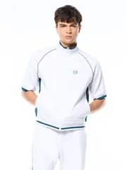 セルジオタッキーニ メンズ アウター ジャケット・ブルゾン Sergio Tacchini Pannello Short Sleeve Track Jacket Brilliant White ホワイのサムネイル