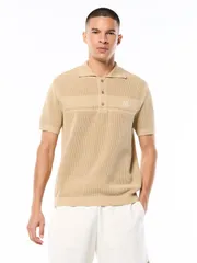 セルジオタッキーニ メンズ トップス ポロシャツ ニット Sergio Tacchini Sabino Knit Polo Mojave Desertのサムネイル