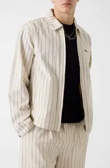 ゲス メンズ アウター ジャケット・ブルゾン コットン GUESS Detroit Cotton Jacket Naturalのサムネイル