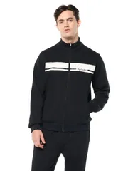 セルジオタッキーニ メンズ アウター ジャケット・ブルゾン Sergio Tacchini Cursivo Track Jacket Black Beauty ブラックのサムネイル