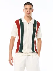 セルジオタッキーニ メンズ トップス ポロシャツ ニット Sergio Tacchini Montell Knit Polo Gardeniaのサムネイル