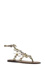 アレッツォ レディース シューズ サンダル アンクル Arezzo Haven Ankle Strap Sandal Platinoのサムネイル