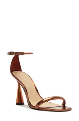 アレッツォ レディース シューズ ヒール サンダル アンクル Arezzo Leankle Strap Sandal Hot Pepper Metalのサムネイル