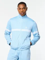 セルジオタッキーニ メンズ アウター ジャケット・ブルゾン メッシュ Sergio Tacchini Arturo Mesh Track Jacket Dutch CanalWhite ホワイトのサムネイル